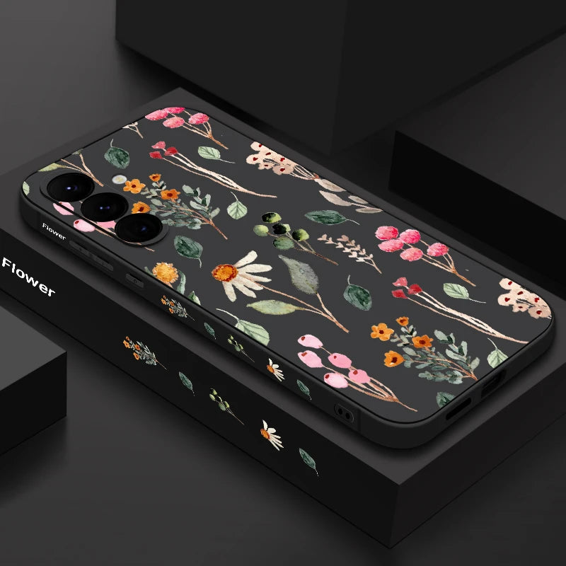 Luxus Blumenhülle mit Band Samsung
