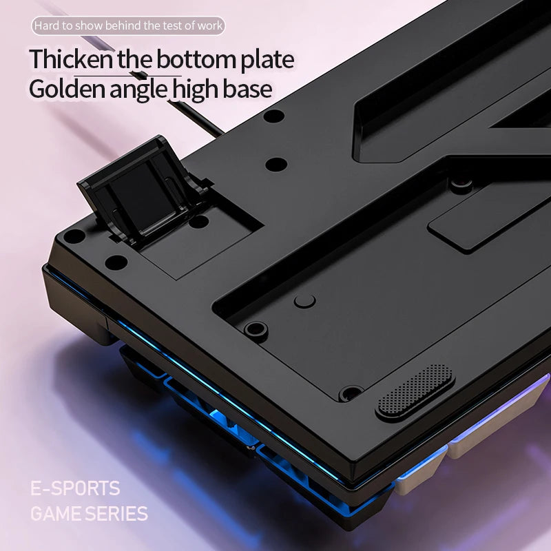 Gaming-Tastatur 104 Tasten RGB Kabel