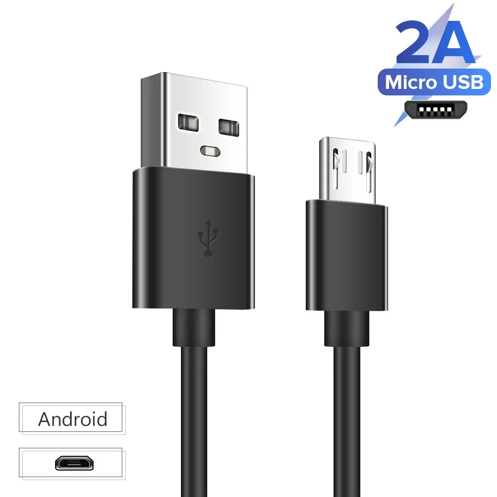 2A Micro USB Kabel 1M/2M/3M für PS4 & Android