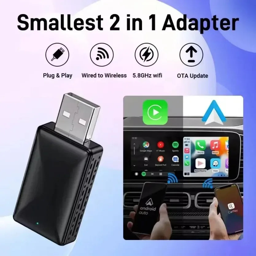 Kabelloser CarPlay Android Auto Adapter