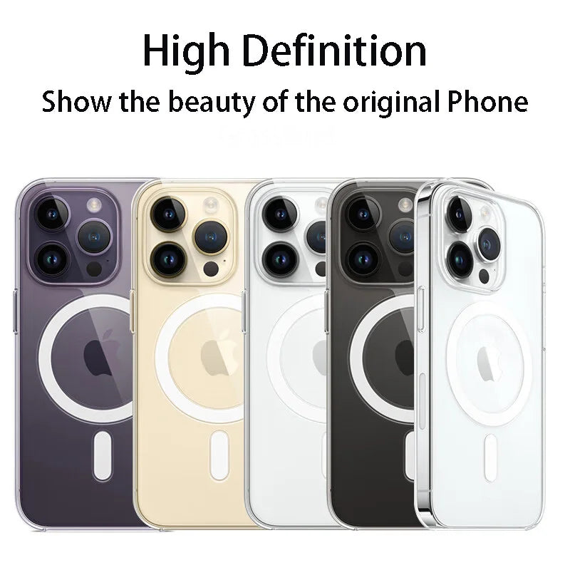 Luxuriöse transparente Stoßschutz-Hülle iPhone