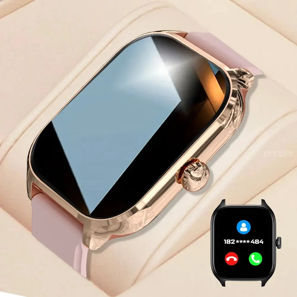 Smartwatch 2,01" HD Display mit Anruf- & Nachrichtenfunktion