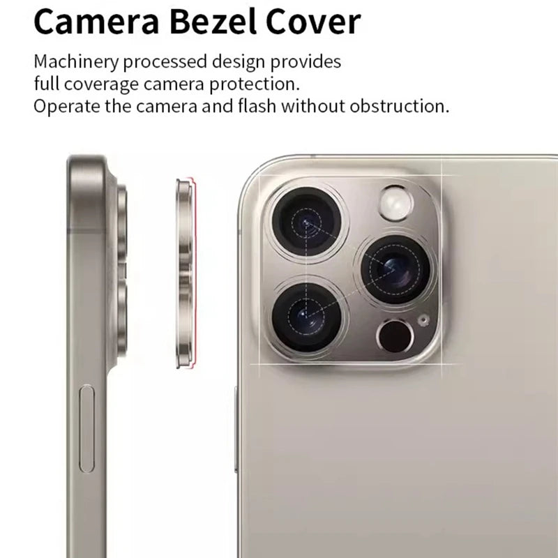 Metall Kamera Schutzglas iPhone