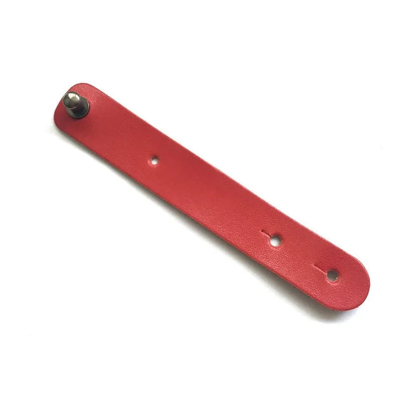 Leder Kabelaufwickler – Wiederverwendbarer Kabelhalter