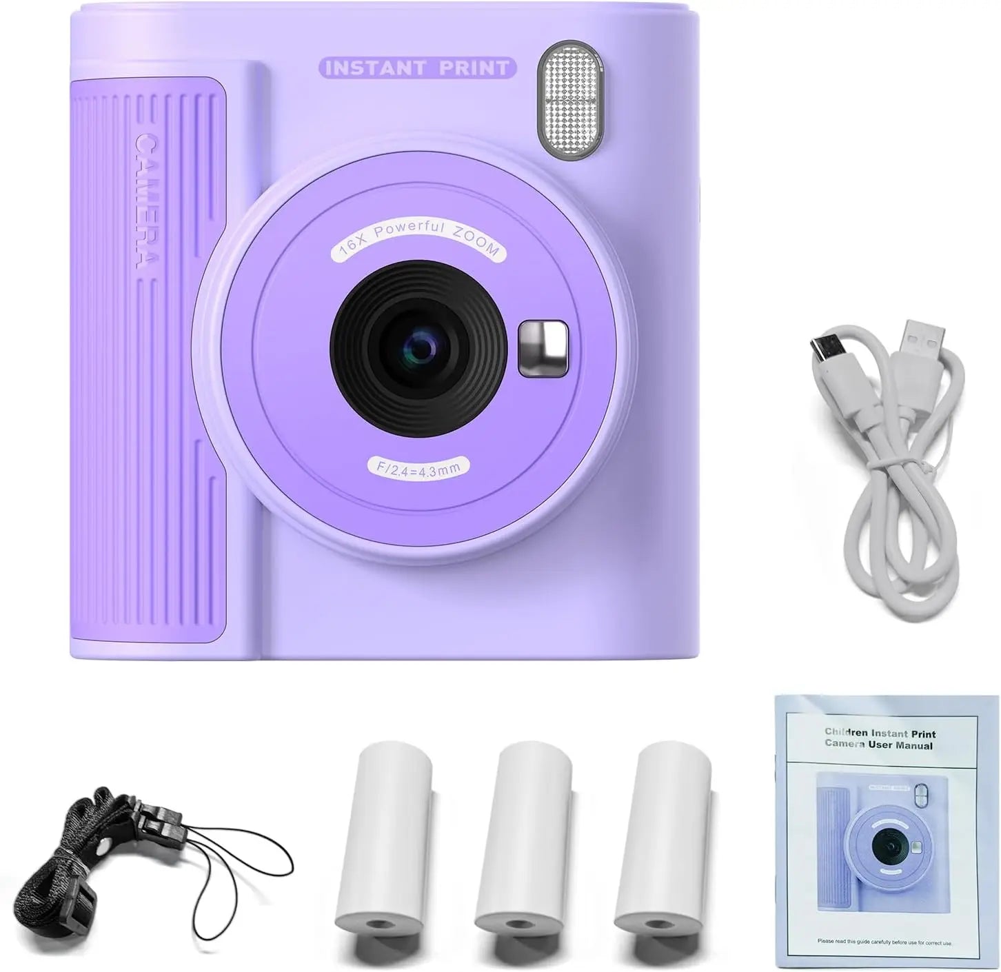 Kinder Druckkamera 32GB Thermodrucker 2-Zoll Display