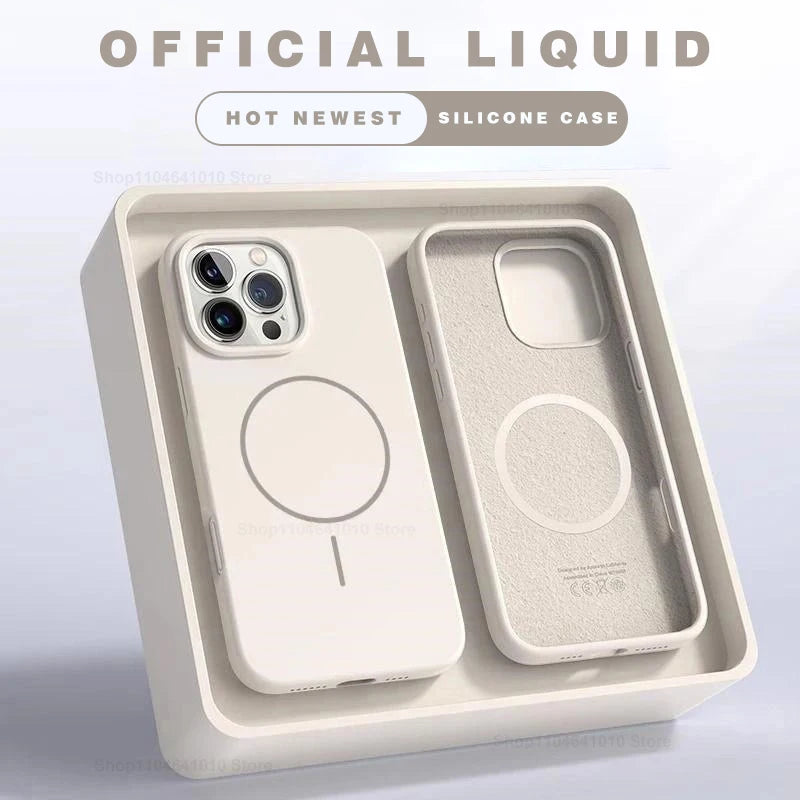 Magnetische Magsafe Hülle iPhone 11–16