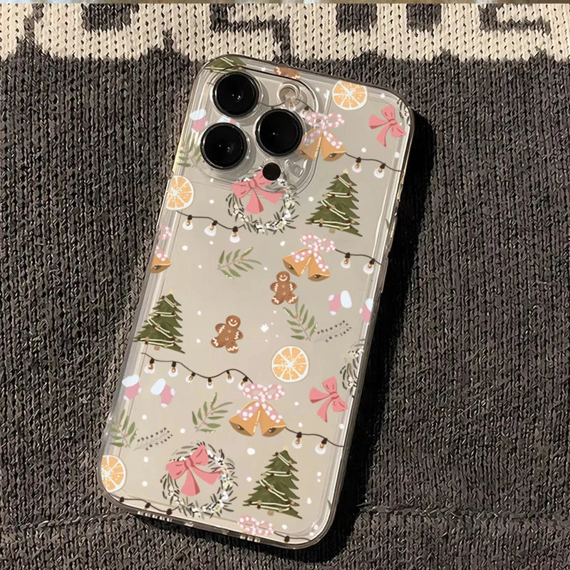 Weihnachts Winter Handyhülle Clear für Samsung S25