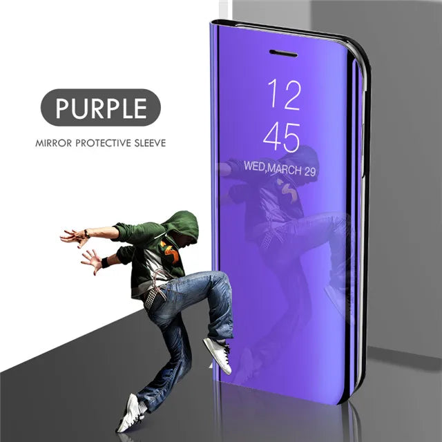 Luxuriöse Leder-Spiegelhülle Xiaomi