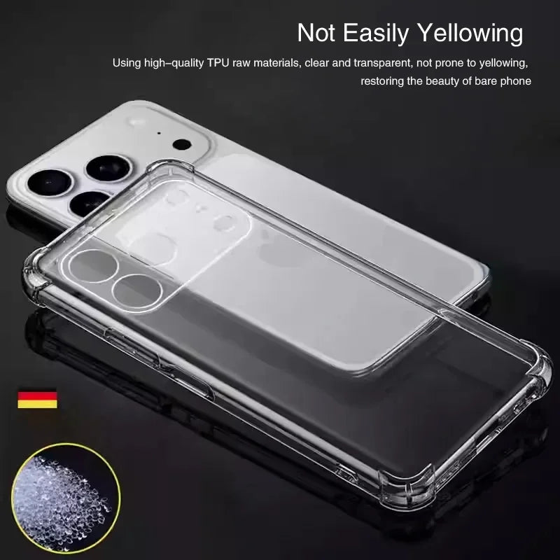 Airbag Handyhülle mit Stoßschutz für iPhone 17 Serie
