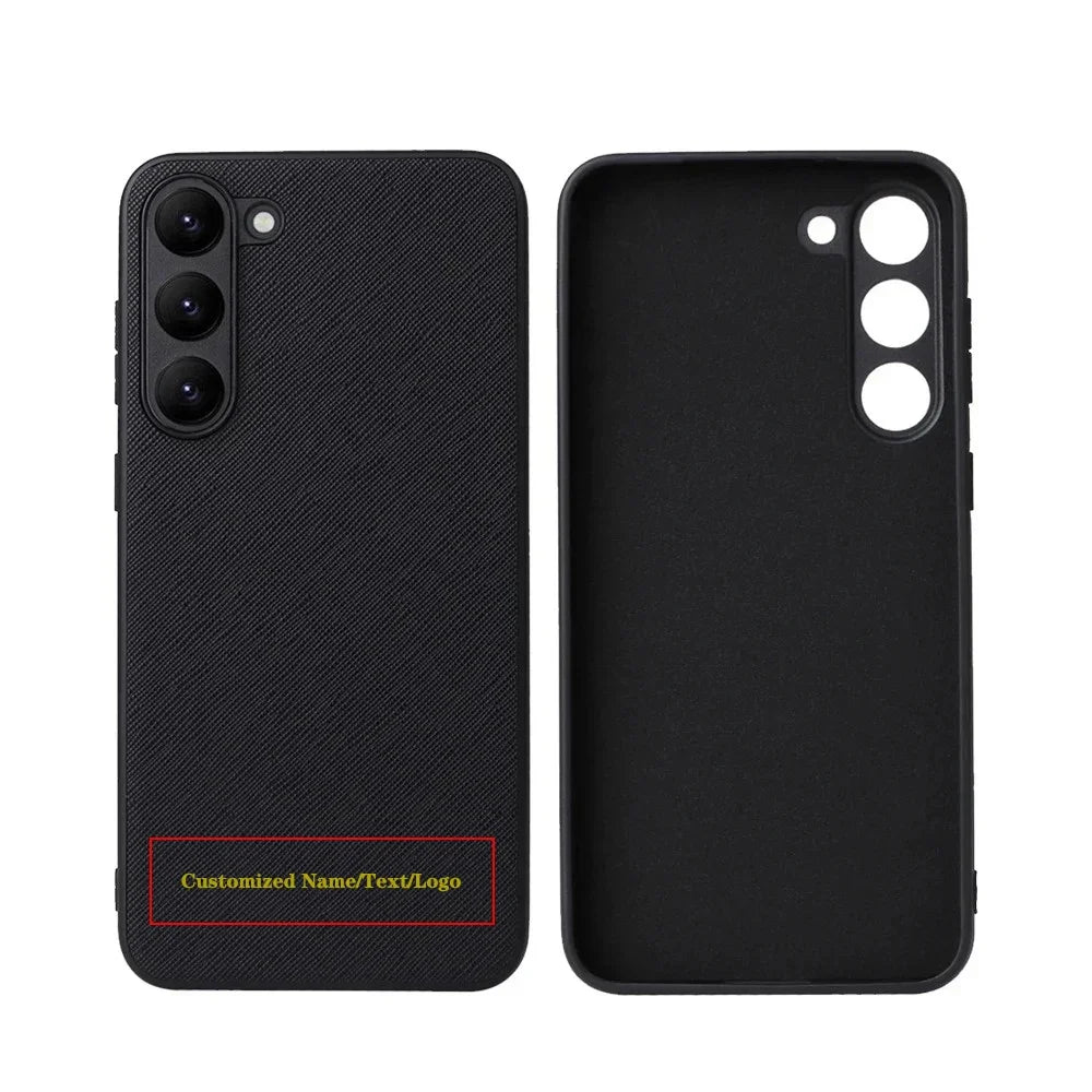 Luxuriöse Lederhülle für Samsung S25 Ultra Slim