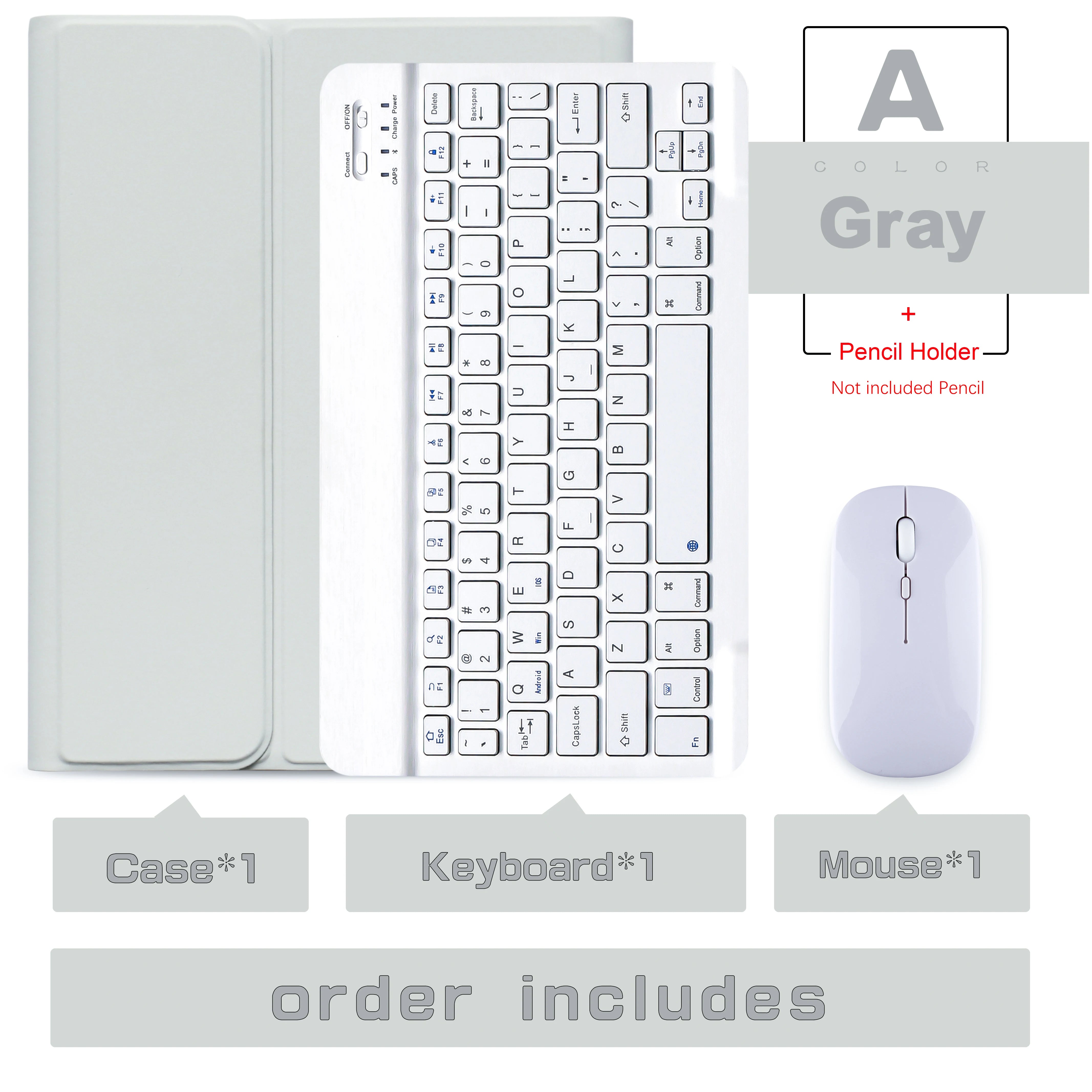 Kabellose Tastatur & Maus für iPad Hülle