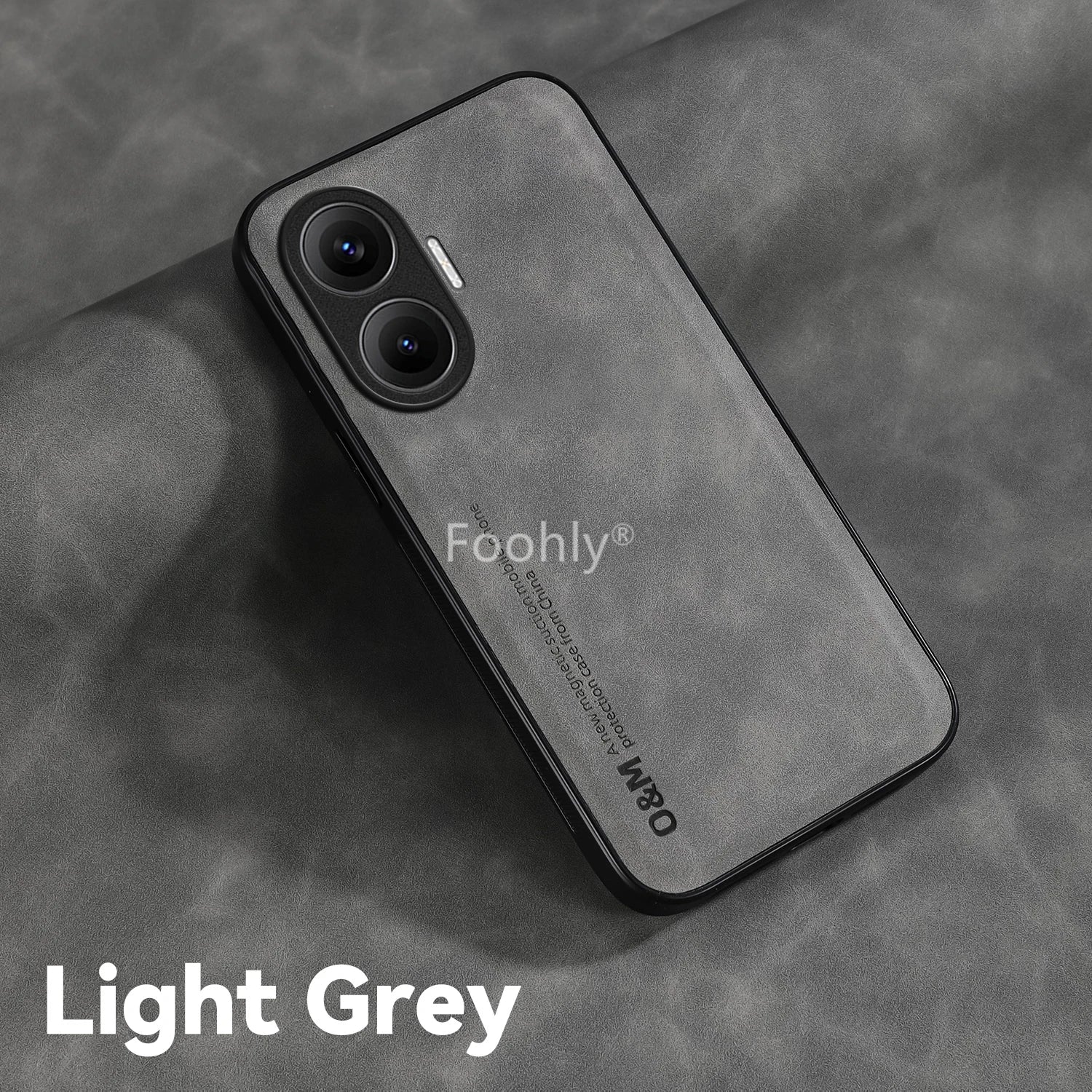 Nubuk Lederhülle für Xiaomi Poco F7