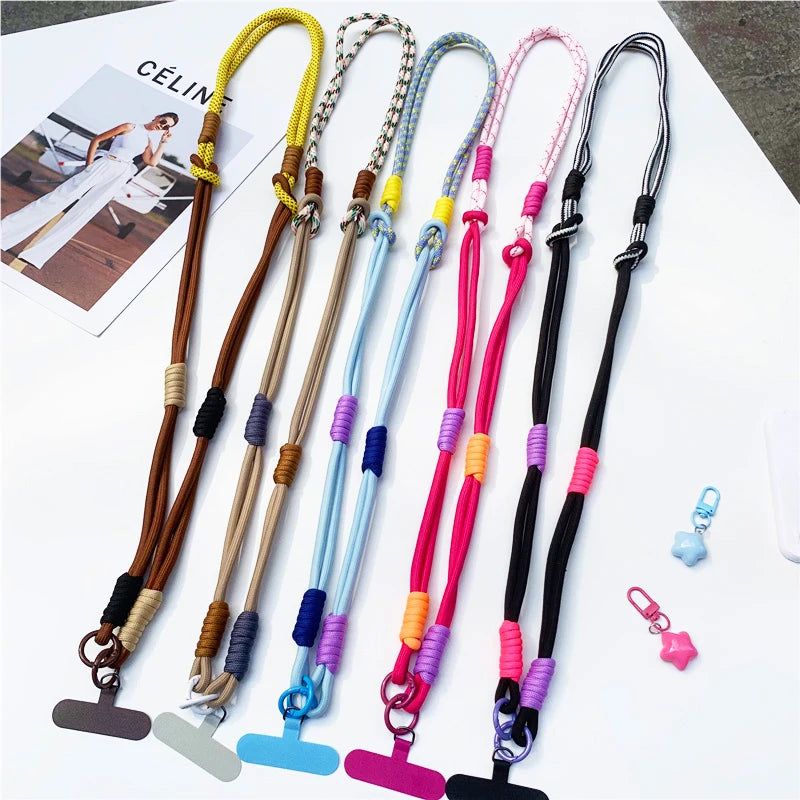 3-in-1 Handy-Umhängeband mit Handschlaufe & Clip