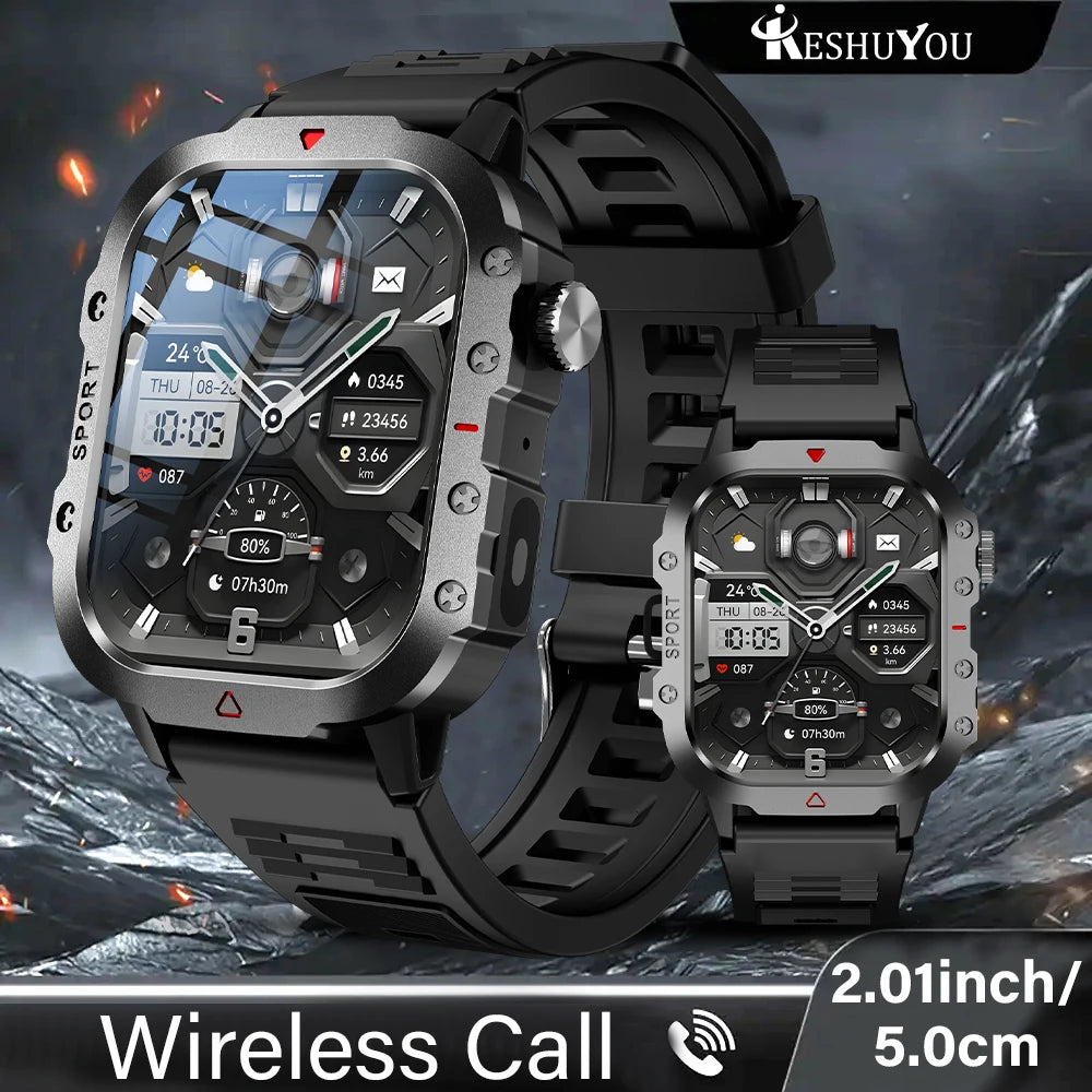 Outdoor Smartwatch mit 2,01" HD Display & Bluetooth
