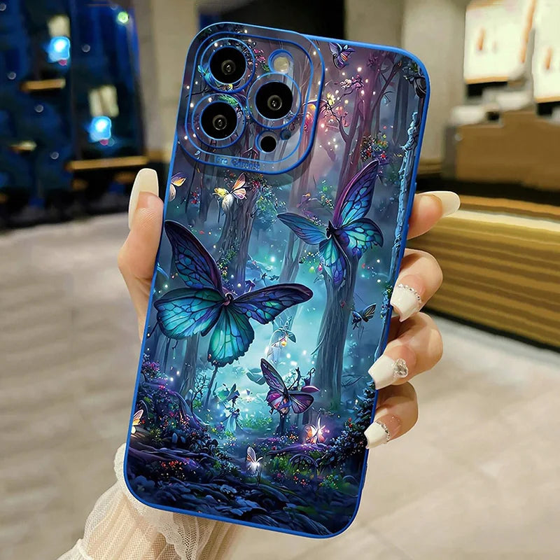 Leuchtende Schmetterling Hülle Galaxys