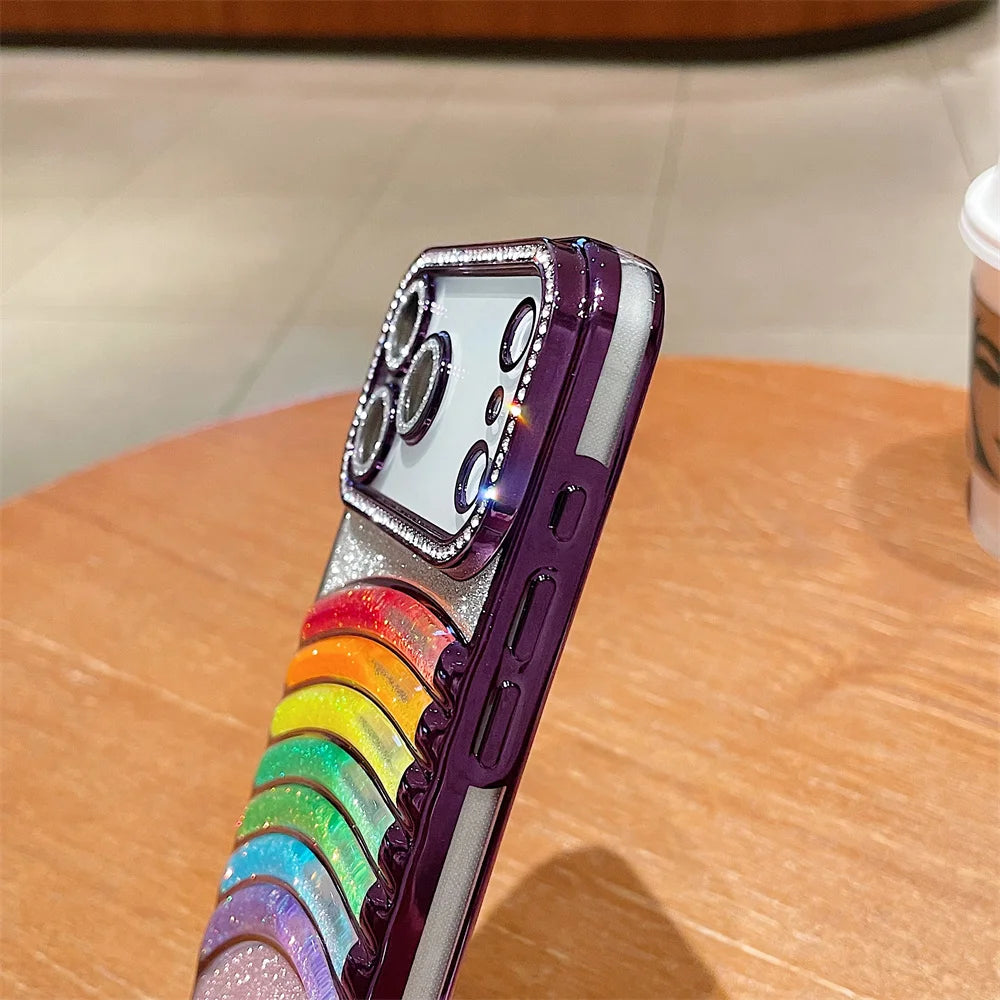 Glitzer Diamond Quicksand Hülle für iPhone 17 Air
