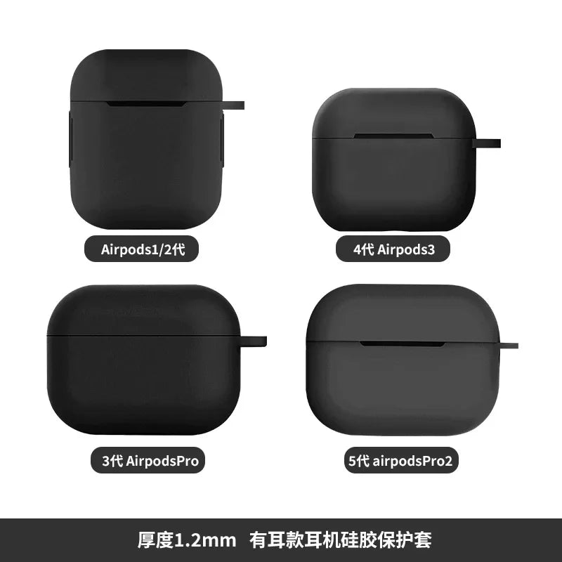 Rosa Silikon Airpods Hülle Schutzcase