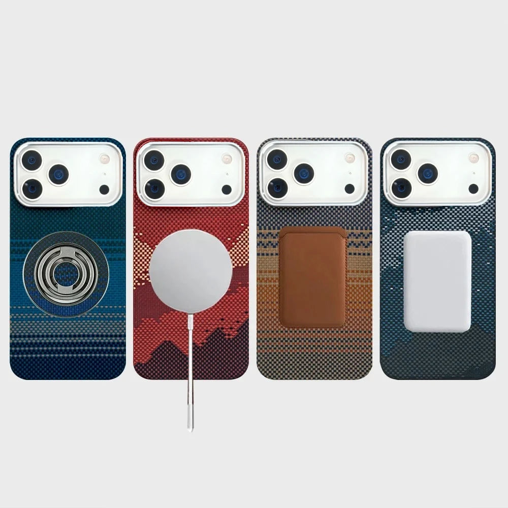 Carbonfaser Magsafe Hülle für iPhone 17 Pro Max