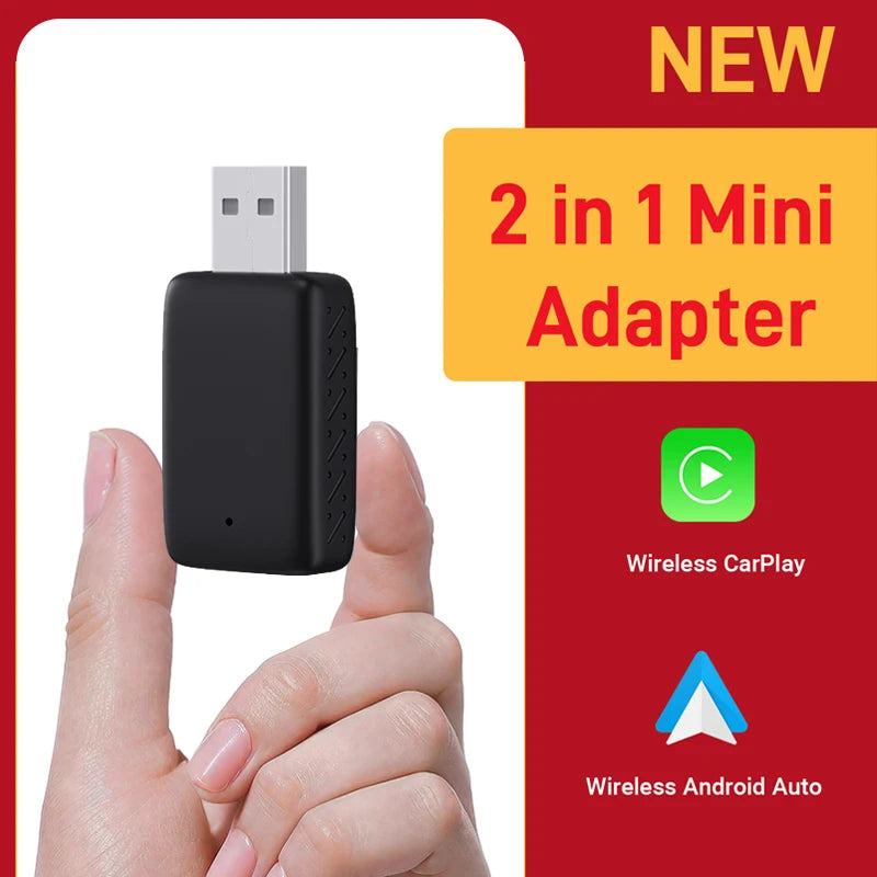 2in1 kabelgebundener zu kabelloser CarPlay Adapter