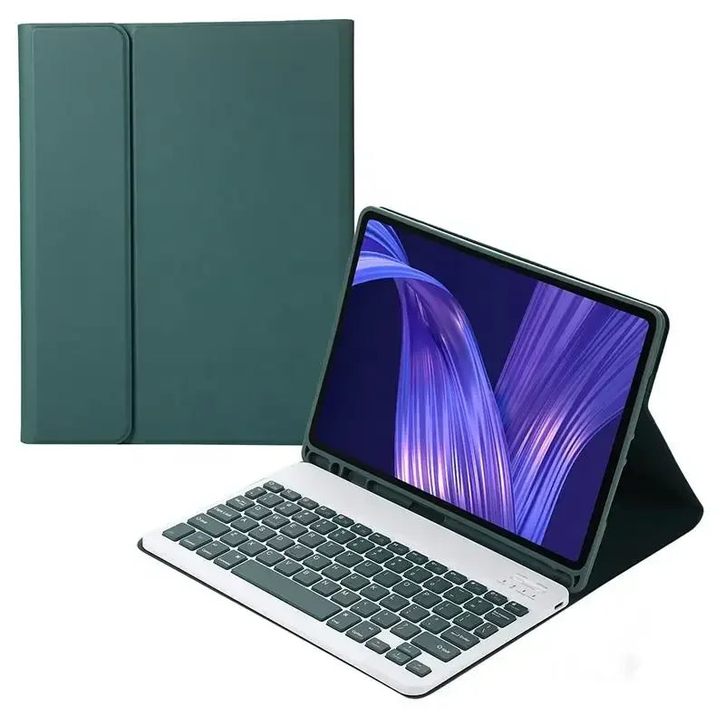 Bluetooth Tastatur & Maus mit Lederhülle für iPad 9.7–12.9 Zoll – Magnetisch & Stoßfest