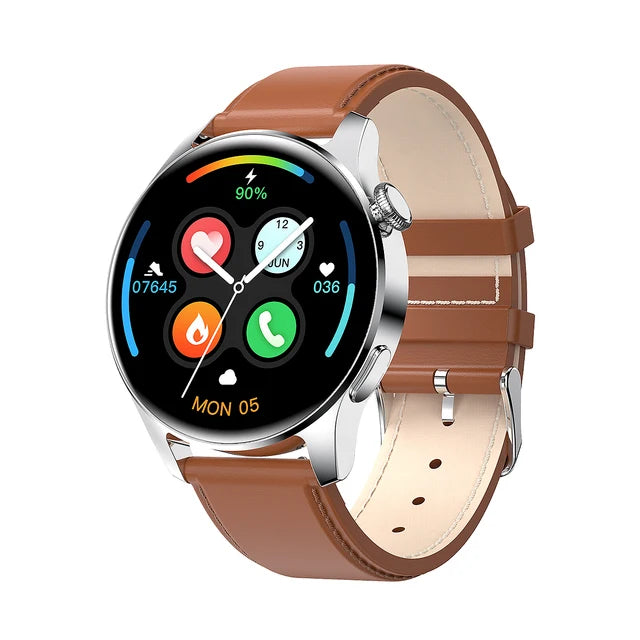 Ultradünne Smartwatch mit Bluetooth und Fitness Tracker