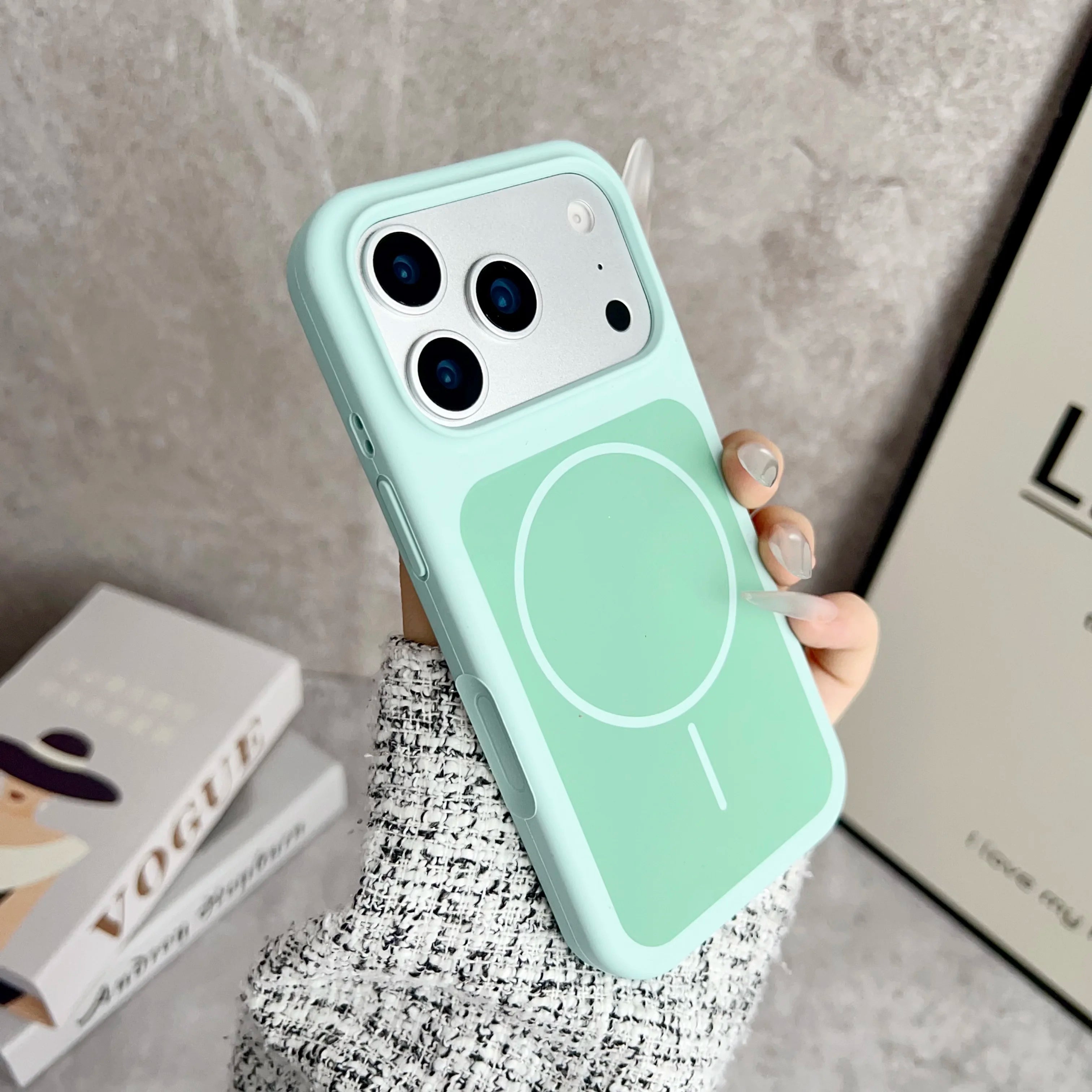 Silikon Hülle für iPhone 17 Pro Max Magsafe