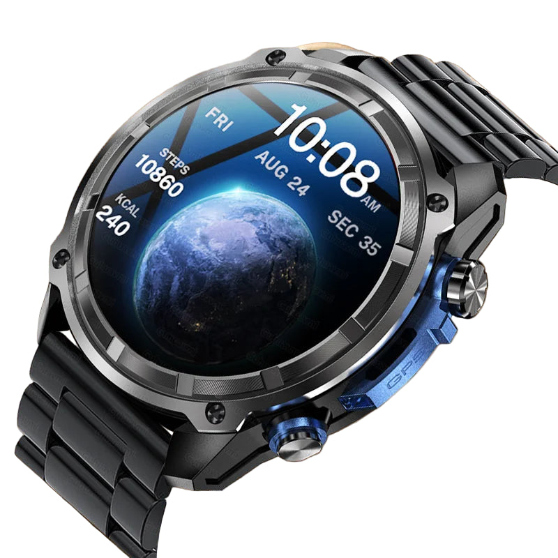 Outdoor GPS-Smartwatch 2025 mit Musik & 860mAh Akku