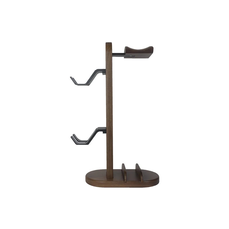 Kopfhörer- und Controller-Halter aus Walnussholz