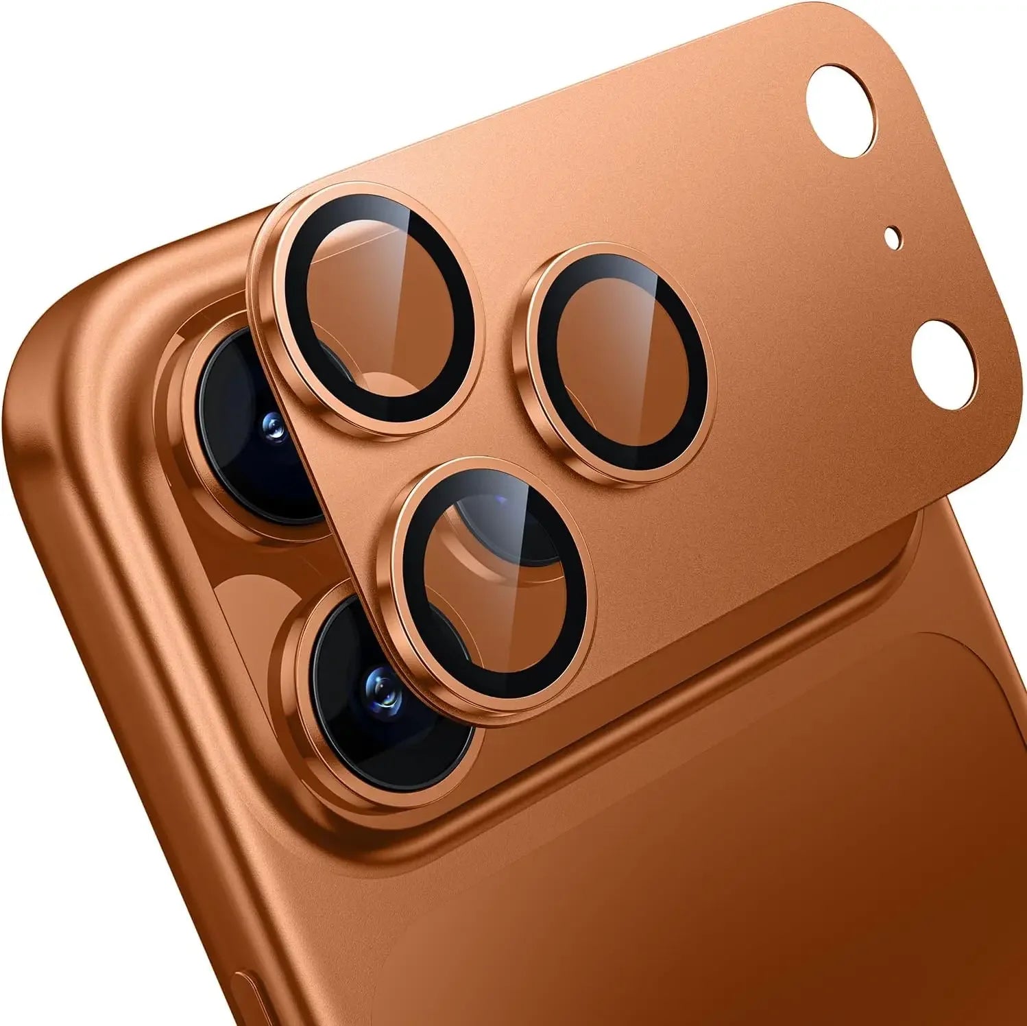 Matte metal camera cover for iPhone 17 Pro Max