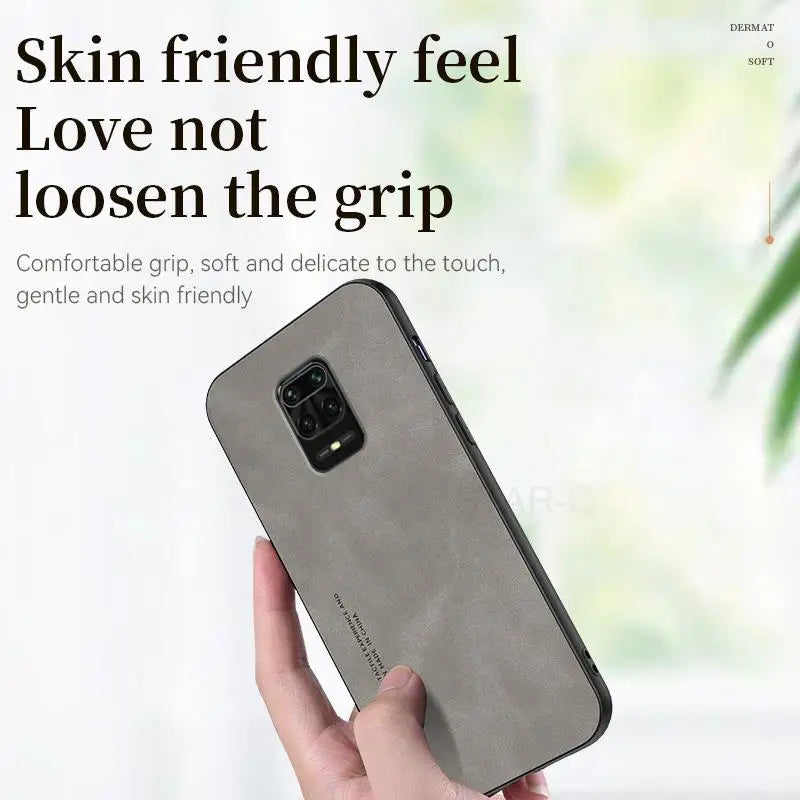 Luxus Schafsleder Hülle für Redmi Note 9