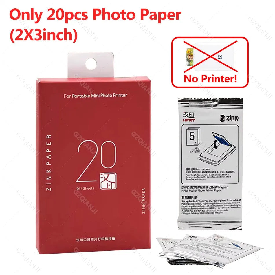 HPRT MT53 Mobile Mini Photo Printer with ZINK Technology