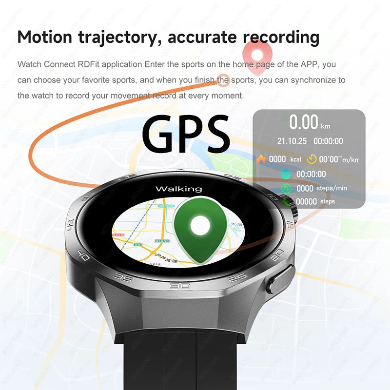 2025 Neue 5 MAX Smartwatch HD AMOLED GPS NFC Anruf