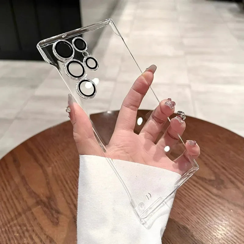 Luxus Rahmenlose Schutzhülle für Samsung S25