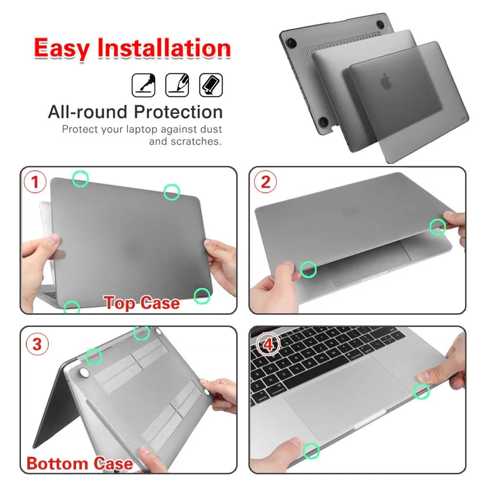 Einfarbige Laptoptasche für MacBook Air/Pro