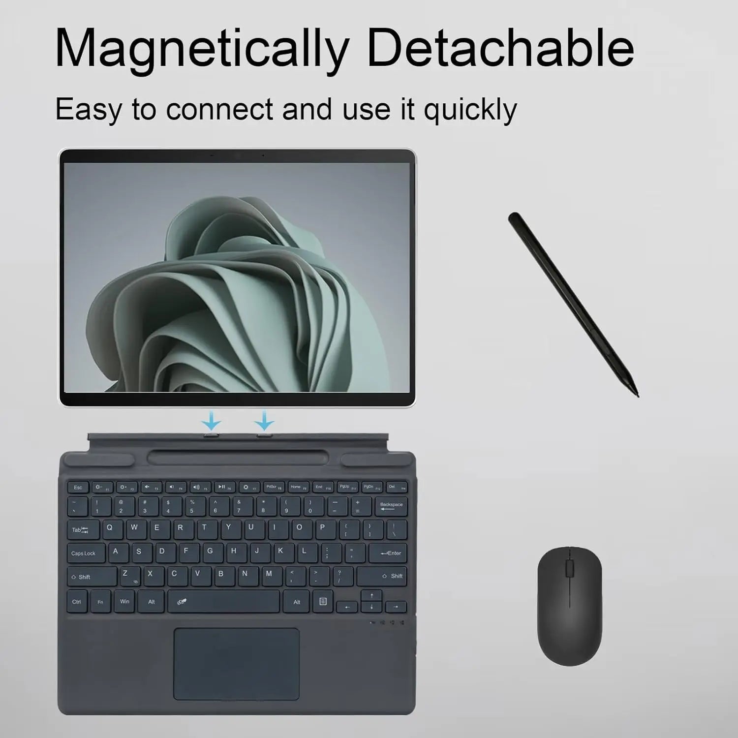 Magnetische Bluetooth-Tastatur Surface Pro 8–X