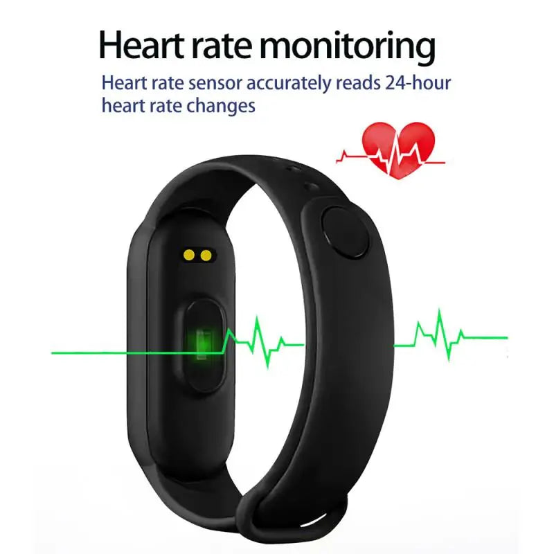 M6 Fitness Smartwatch für Männer & Frauen, Herzfrequenz