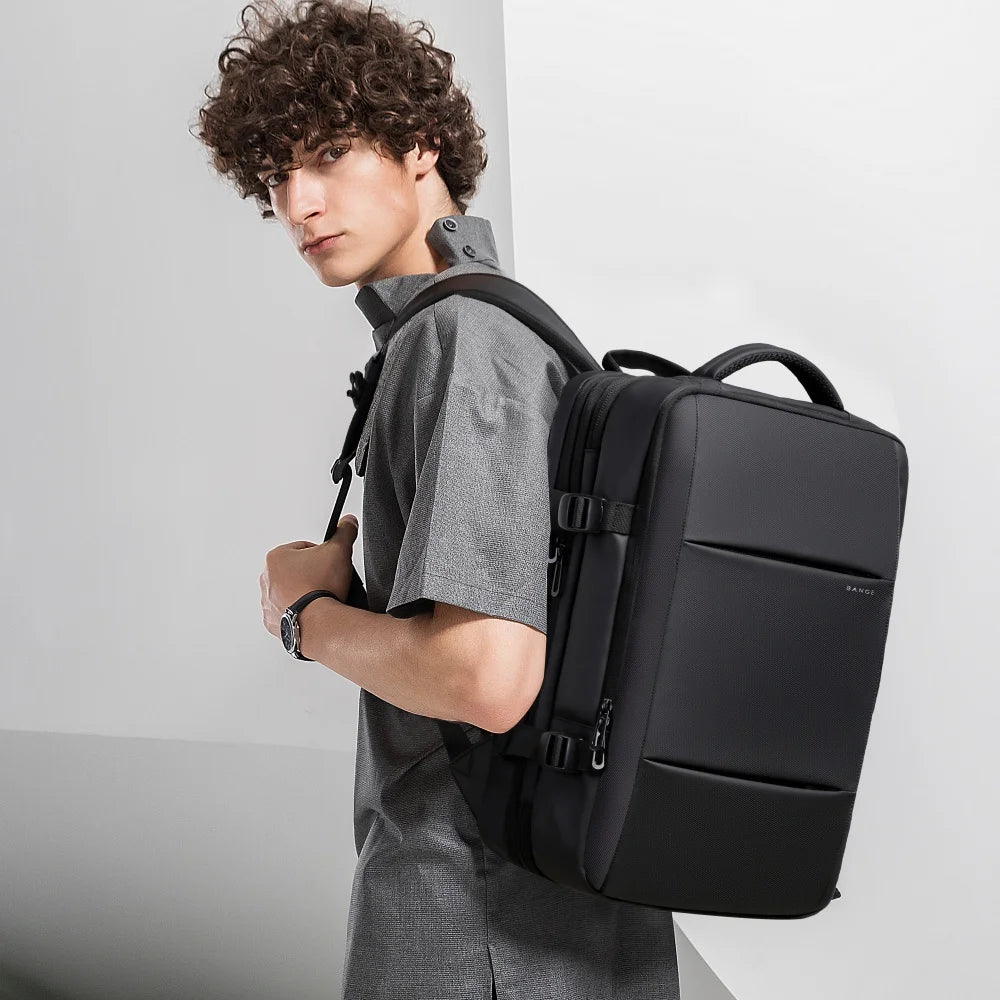 BANGE Herren Rucksack 17,3 Zoll Wasserdicht
