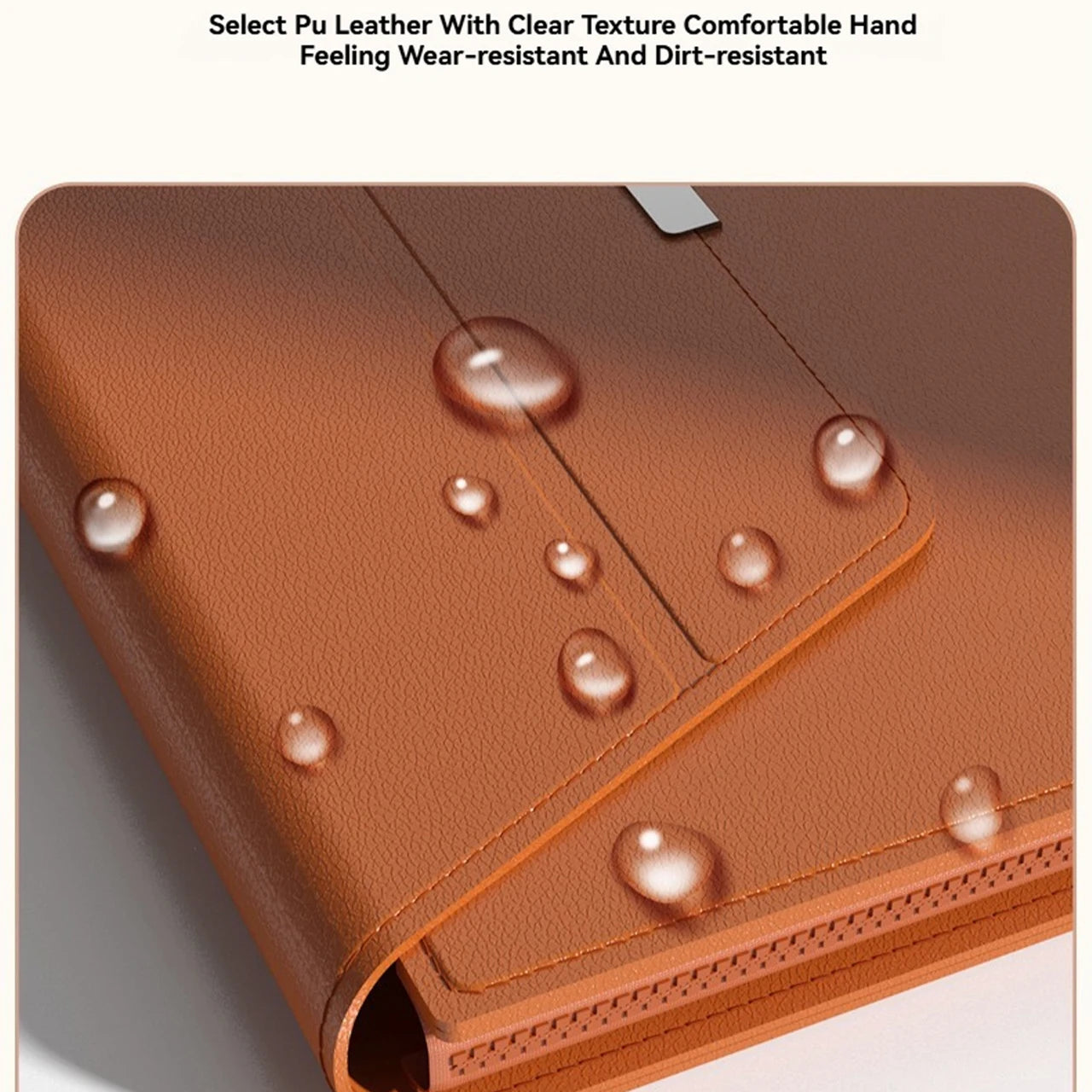 Personalisierte Leder-Laptophülle MacBook