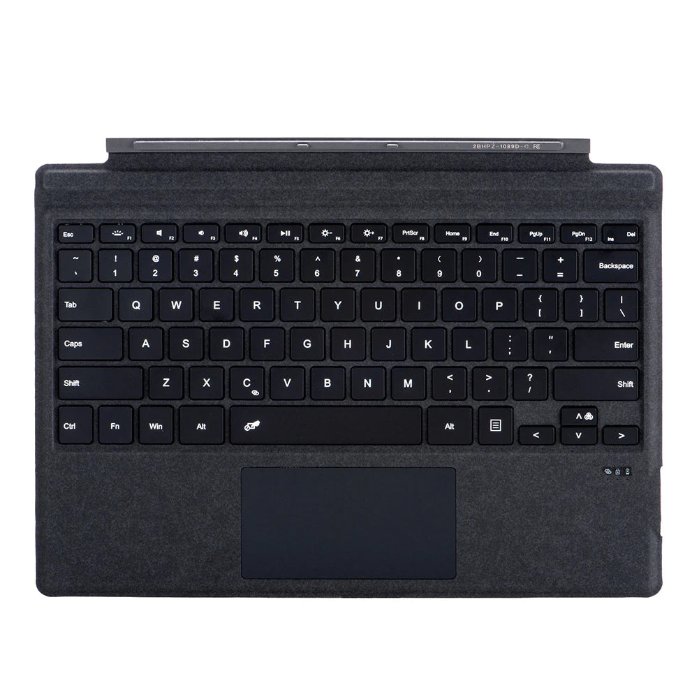 Bluetooth Typ Cover Tastatur mit Trackpad und 7-Farben Beleuchtung für Microsoft Surface Pro 3 4 5 6 7+