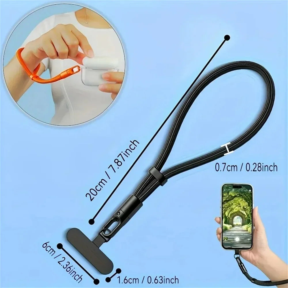 Handy-Lanyard kurz verstellbar mit Anti-Drop-System