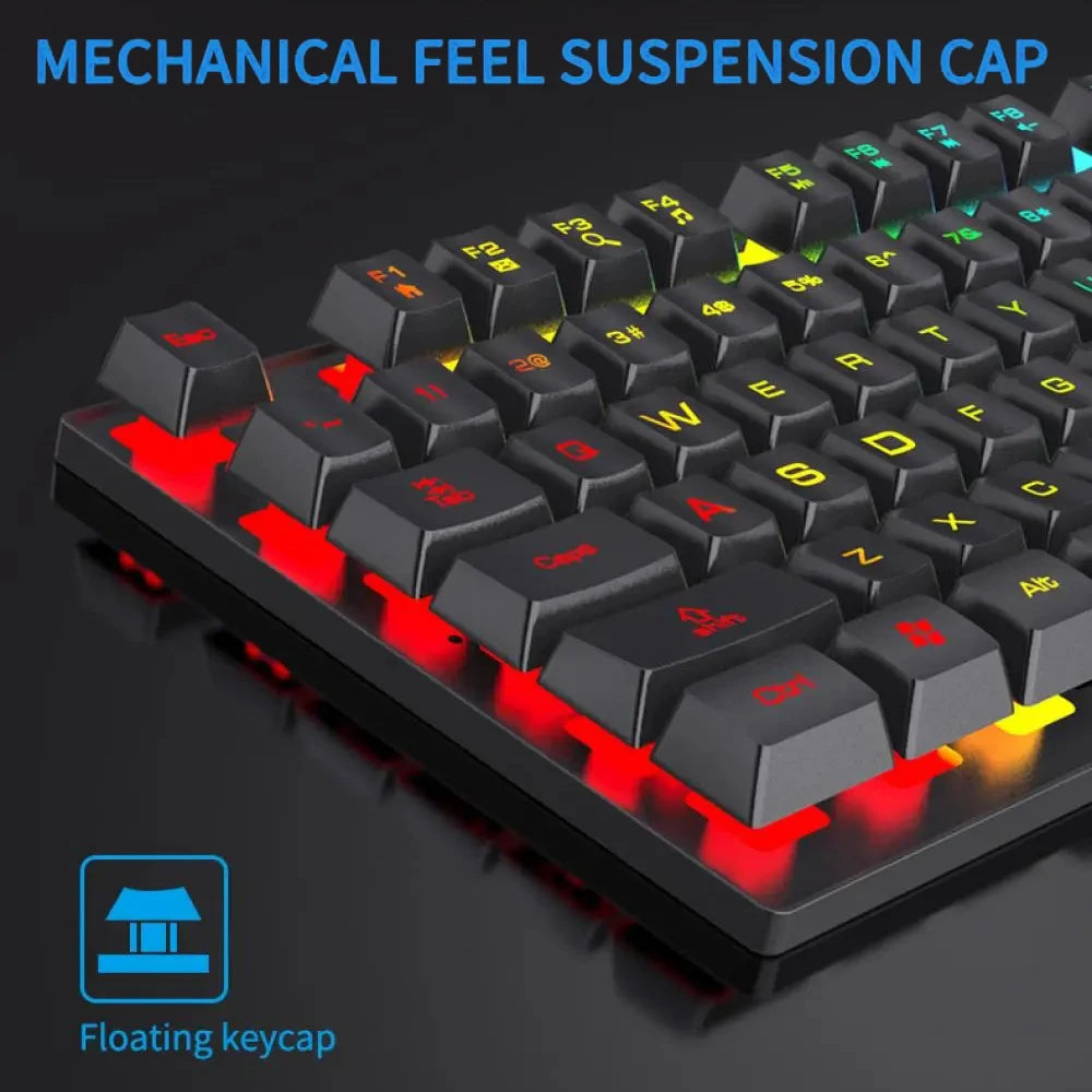 RGB Gaming Tastatur 104 Tasten