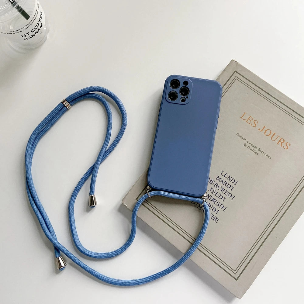 Verstellbare Handyhülle mit Lanyard für Galaxy A-Serie