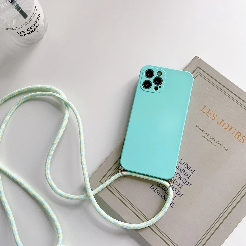 Verstellbare Handyhülle mit Lanyard für Galaxy A-Serie