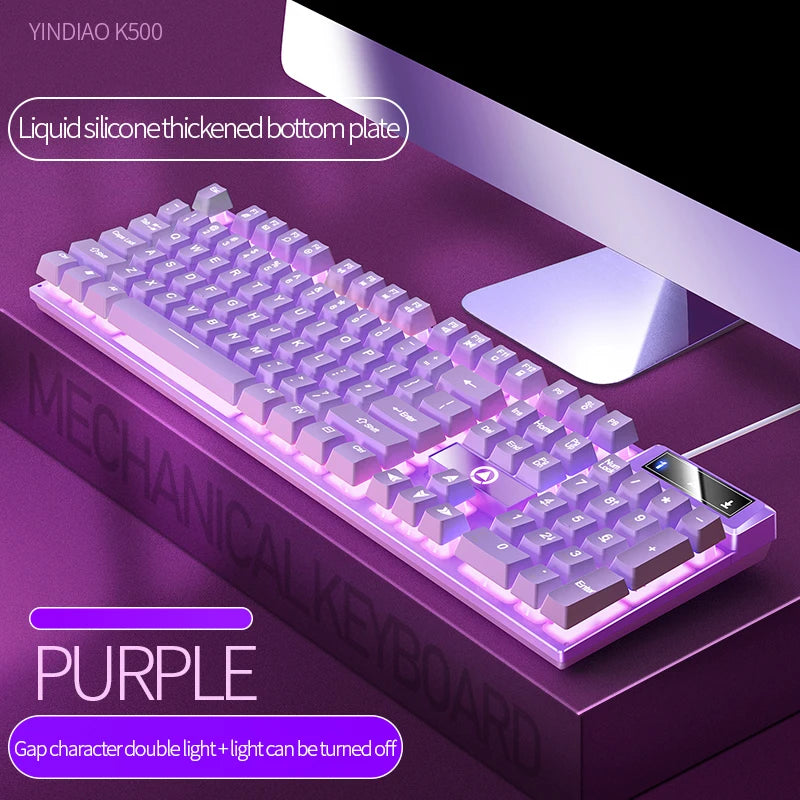 Gaming-Tastatur 104 Tasten RGB Kabel