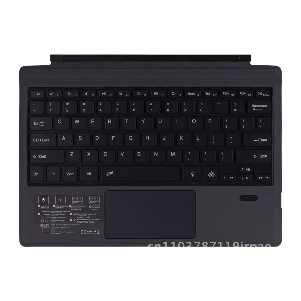 Kabellose Bluetooth Tastatur mit Beleuchtung für Surface Pro & Go
