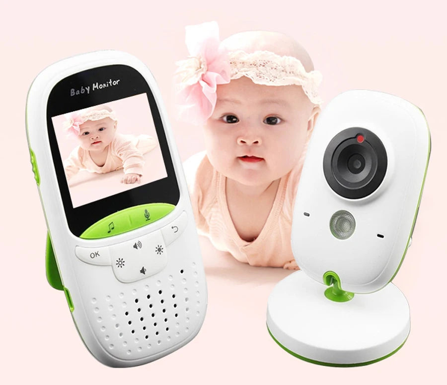 Video Babyphone 2" Kamera mit Nachtsicht & Musik