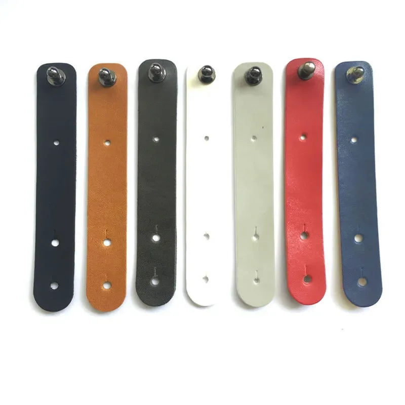 Leder Kabelaufwickler – Wiederverwendbarer Kabelhalter