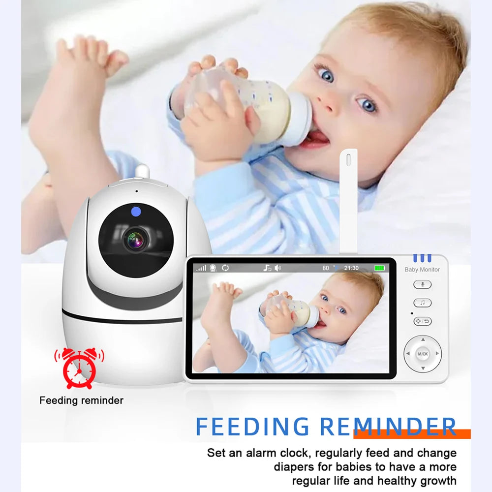 5 Zoll Video Babyphone mit PTZ Kamera und Nachtsicht