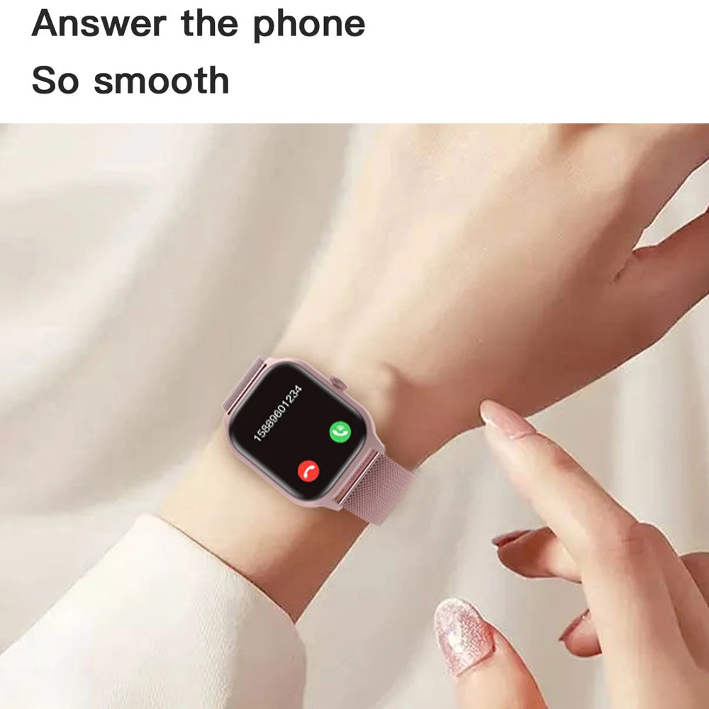 Smartwatch 2024 mit Bluetooth, Musik & Fitness-Tracker