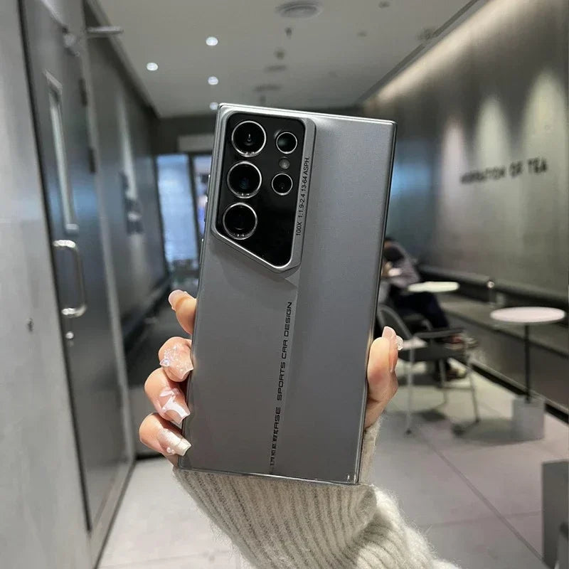 Matte Mecha Schutzhülle für Samsung Galaxy S25